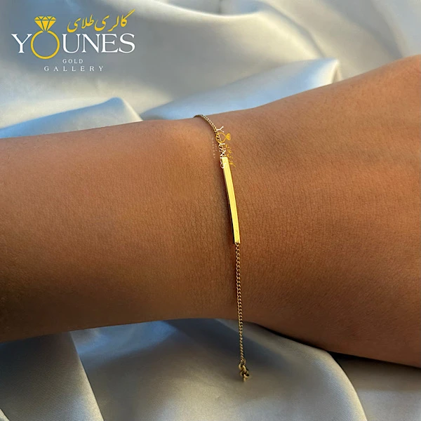 دستبند طلا کارتیر ریز نوزاد